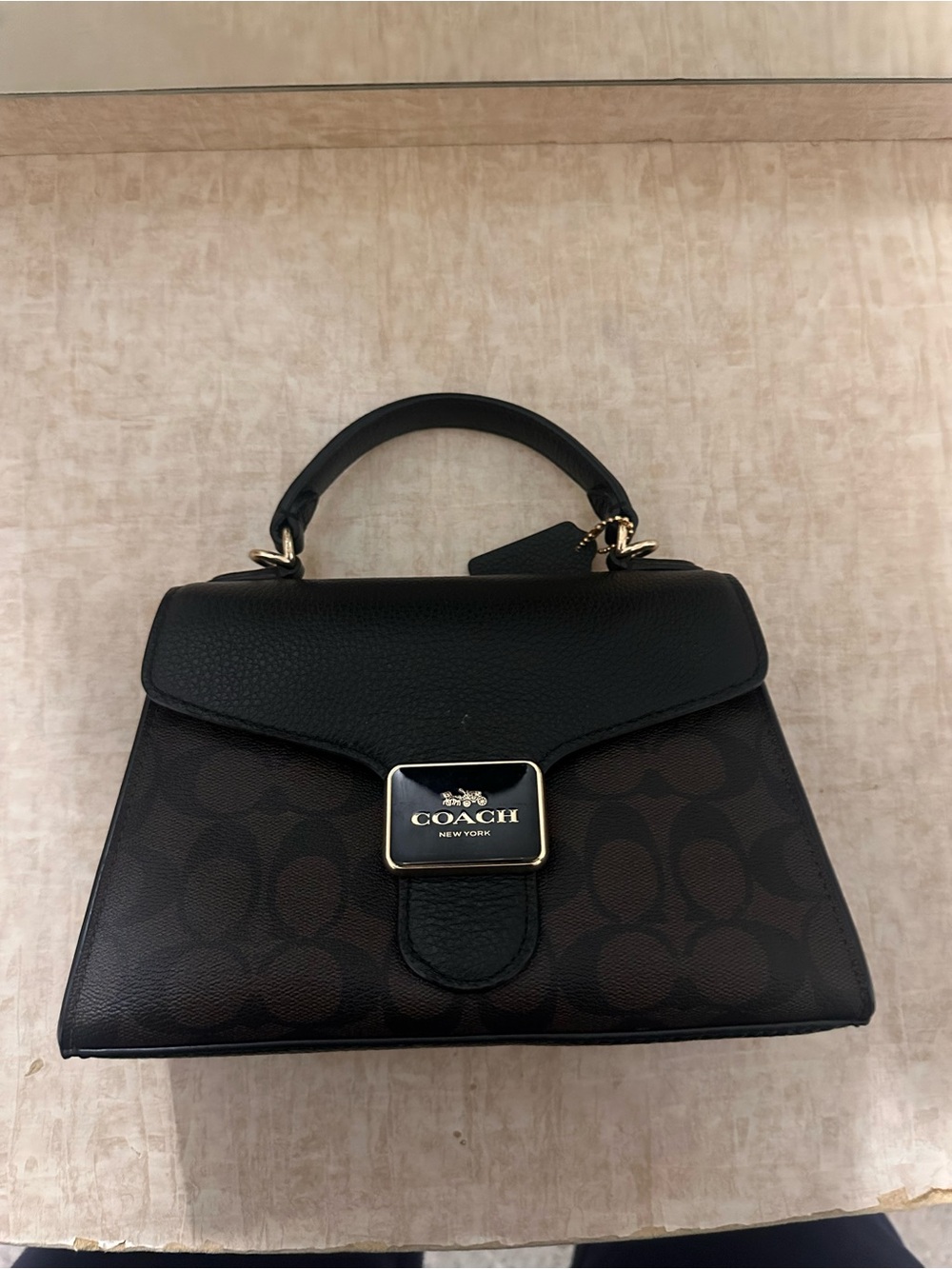 Coach Pepper Satchel In Signature Canvas